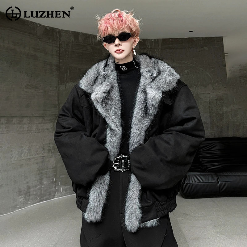 Street Fashion Men 2025 - LUZHEN 2025 invierno nueva alta calidad